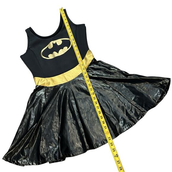 Batman DC Comics Women's Mini Dress Halloween Costume Cosplay Fit Flare Skater M - Picture 6 of 7